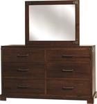 Mary Ann Six Drawer Dresser with Optional Mirror