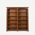 Amish Wood Grove Mission Double Bookcase