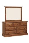 Amish Royal Dresser of Seven Drawers