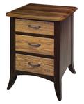 Christy Three Drawer Nightstand