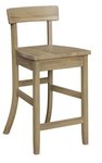 Amish Classic Modern Low Back Counter and Bar Stool