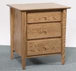 Sheffield Three Drawer Nightstand