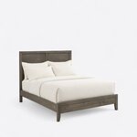 Amish Noble Hardwood Panel Bed