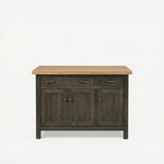 Amish Solid Wood Customizable Mission 48" Freestanding Kitchen Island
