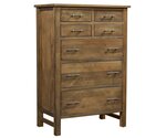 Amish Cabin Creek Hi-Boy Chest of Drawers with Seven Drawers