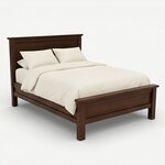 Cabin Creek Solid Wood Panel Bed Frame
