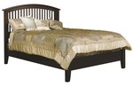 Amish American Made Nadine Solid Wood Bed with Arched Headboard