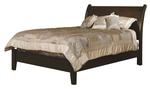 Amish Renelle Sleigh Bed with Low Footboard