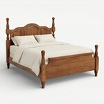 Amish Tidewell Four Poster Hardwood Bed