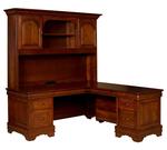 Bellamy L Desk with Optional Hutch