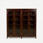 Amish Woodville Double Bookcase
