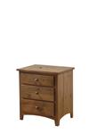 Mt. Vernon Shaker Three Drawer Nightstand