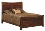 Amish Malune Bevel Panel Sleigh Bed