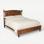 Amish Joel Hardwood Post Bed with Low Footboard