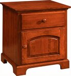 Amish Solid Wood Sonora Nightstand Cabinet