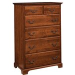 Amish Solid Wood Sonora Chest of Drawers show in Rustic Cherry with Asbury Stain