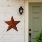 Amish Made Custom Tin Rustic Barn Star Wall Decor 12" - 36"