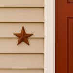 Amish Made Small Tin Rustic Barn Star Wall Decor