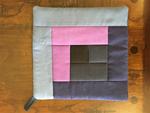 Quilted Pot Holder Log Cabin Pattern