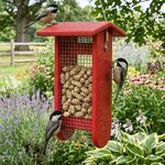 Amish Made Poly Hanging Split Peanut Bird Feeder