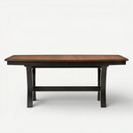 Amish Solid Wood Bahama Trestle Dining Table