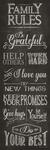 American Made Family Rules Inspirational Plaque