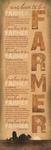USA-Made Born to be a Farmer Inspirational Plaque