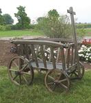 Wooden Goat Cart - Small Rustic
