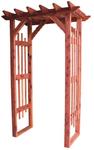 Cedar Wood Rose Arbor