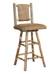 Westville Bar Stool with Fabric Back