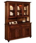 Amish Handcrafted Buckingham Custom Buffet and Hutch