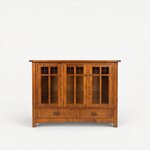 Amish Ashberry Solid Wood High Sideboard Cabinet