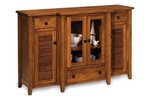 Amish Anchorage Solid Wood Buffet Sideboard Cabinet