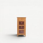 Amish 24" Classic Pie Safe Cabinet - Single Door and Drawer