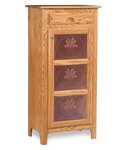Amish 24" Classic Pie Safe Cabinet - Single Door and Drawer