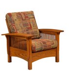 Amish Mission Morris Lounge Chair with Adjustable Back