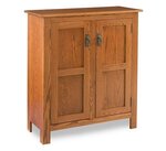Amish 35" Mission Pie Safe Cabinet - Double Doors