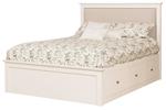 Medford Storage Bed with Fabric Panel Headboard