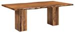 Amish Shreveport Trestle Table with Live Edge