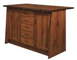 Amish Challenger Live Edge Kitchen Island