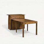 Amish Spring Lake Mission Kitchen Island with Extending Table