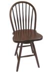 7-Spindle Swivel Windsor Barstool