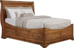 Versailles Euro Storage Sleigh Bed by Keystone