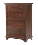 Transitional Solid Wood Chest of Drawers