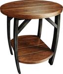 Whiskey Barrel End Table