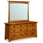 Costa Mesa Dresser with Seven Drawers and Optional Mirror