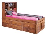 Amish 6-Drawer Captains Bed