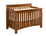 Amish Rosewood Convertible Crib