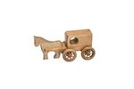 Wooden Small Horse and Buggy