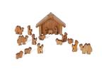 Handcrafted Wooden Nativity Scene